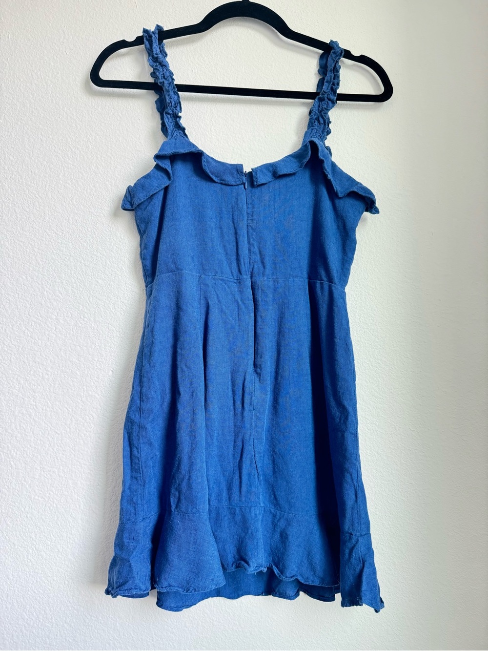 Lulus Days Like This Blue Ruffle Mini Dress Size Small - Picture 5 of 7